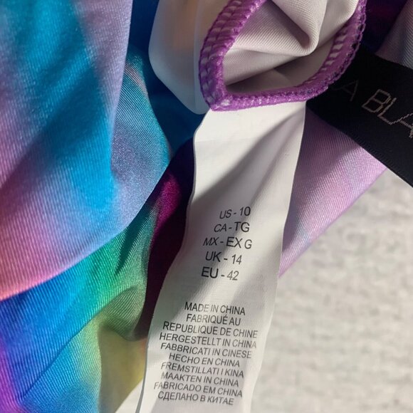 La Blanca Women's Sunset Shores Strappy One Shoulder One Piece Swimsuit Size‎ 10 - Picture 6 of 10